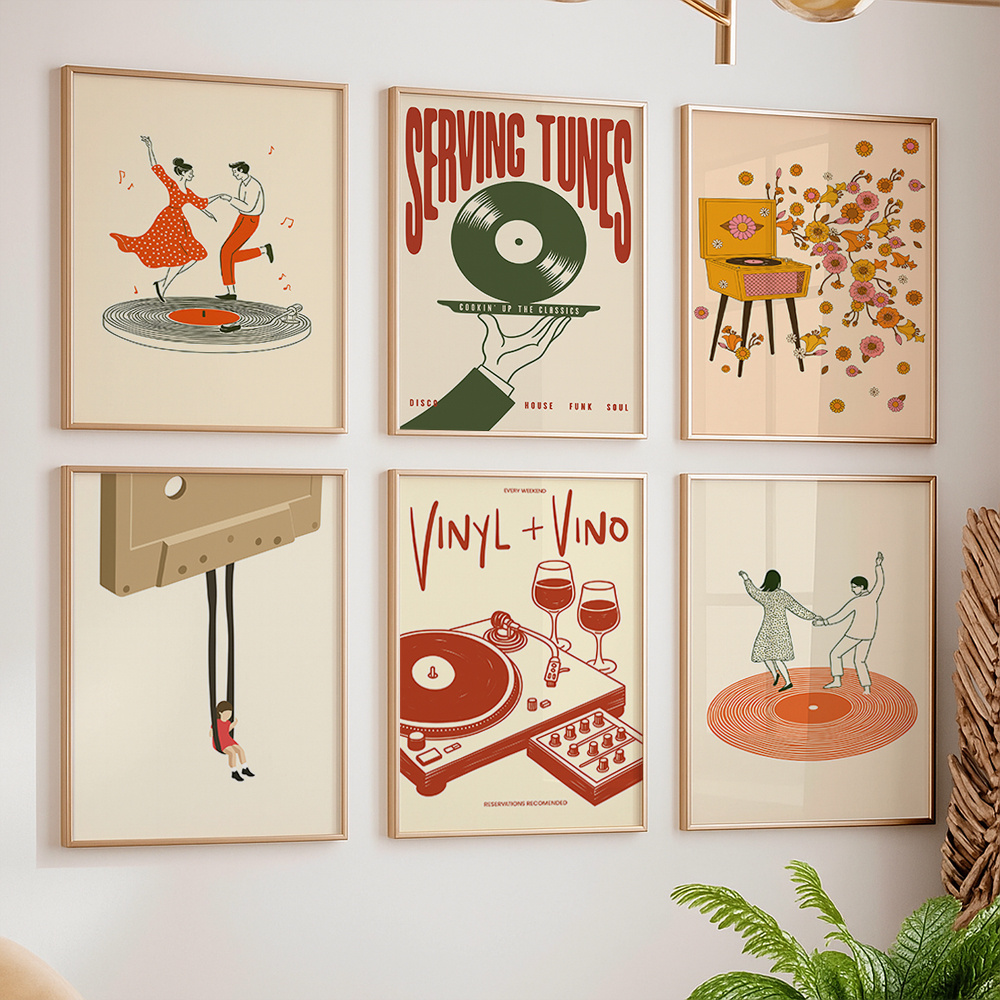 Office Furniture For Sale - 1 szt. Vintage Plakat Muzyczny na