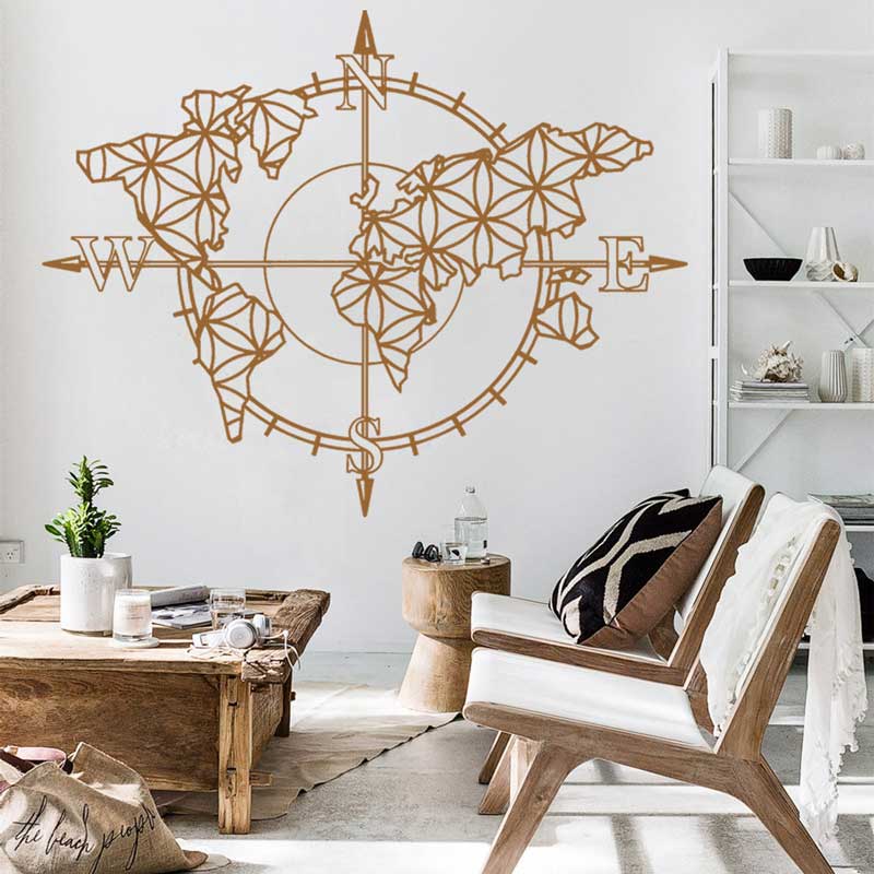 Kwiat Życia Mapa Świata Kompas – Office Furniture World recenzja i cena