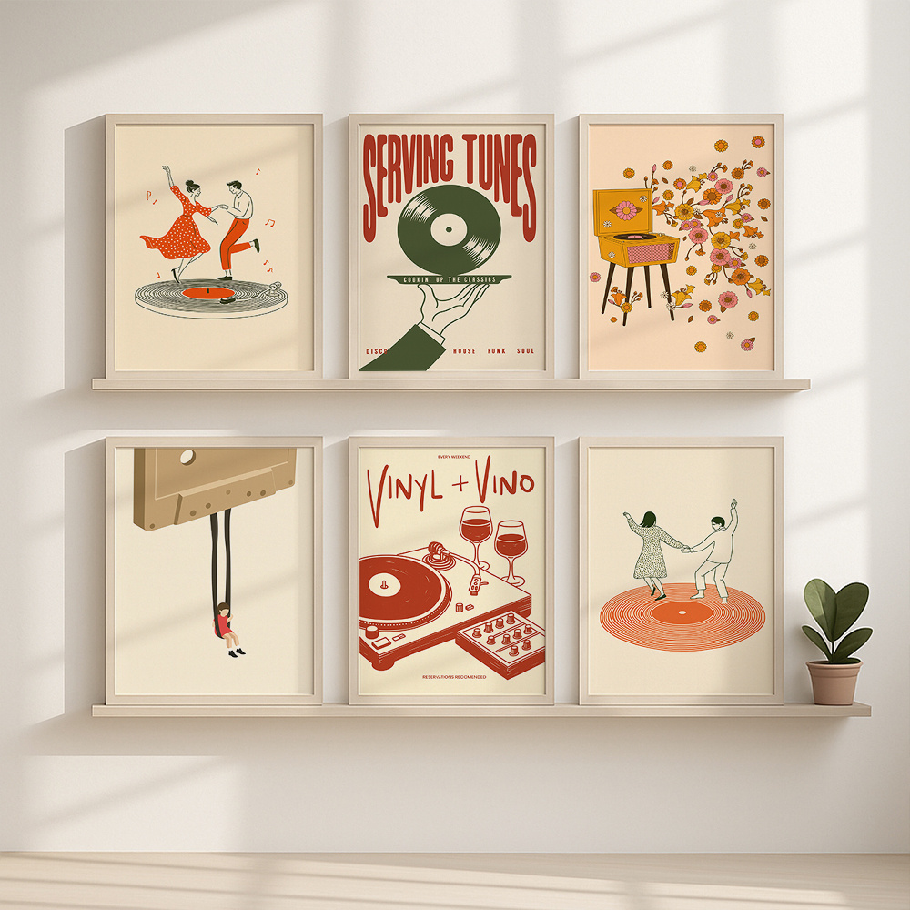 1 szt. Vintage Plakat Muzyczny – Office Furniture For Sale recenzja i cena