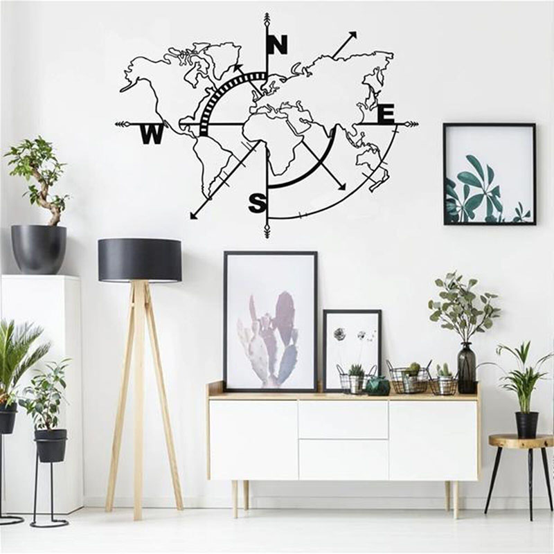 Duża mapa świata kompas samoch – Office Furniture World recenzja i cena