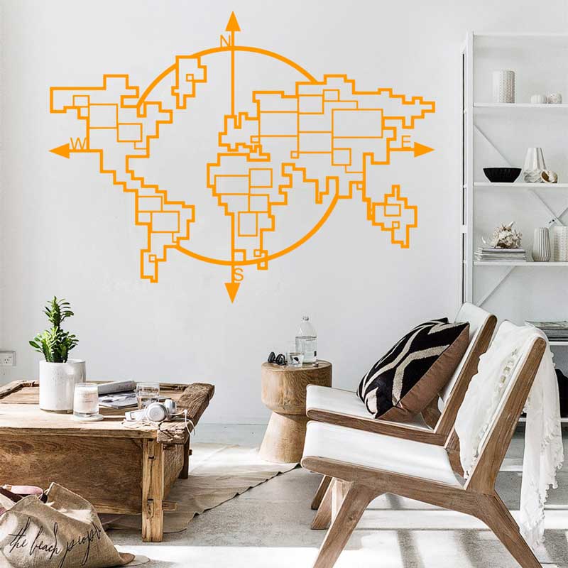 Geometryczna mapa świata Kompa – Office Furniture World recenzja i cena