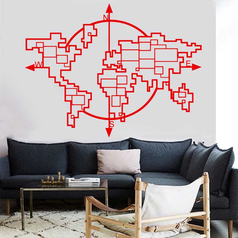 Geometryczna mapa świata Kompa – Office Furniture World recenzja i cena