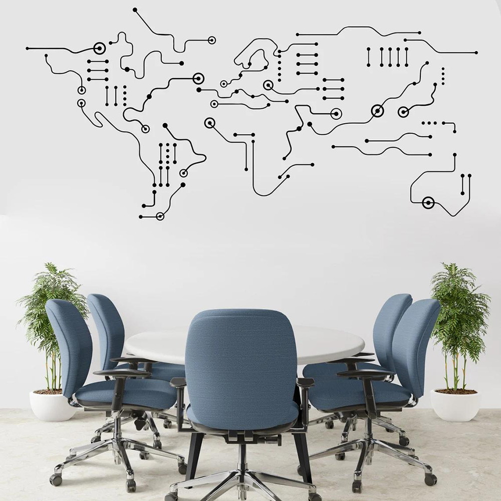 Płytka drukowana Mapa Świata B – Office Furniture World recenzja i cena