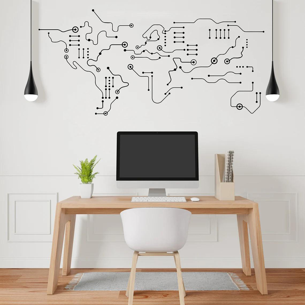 Płytka drukowana Mapa Świata B – Office Furniture World recenzja i cena